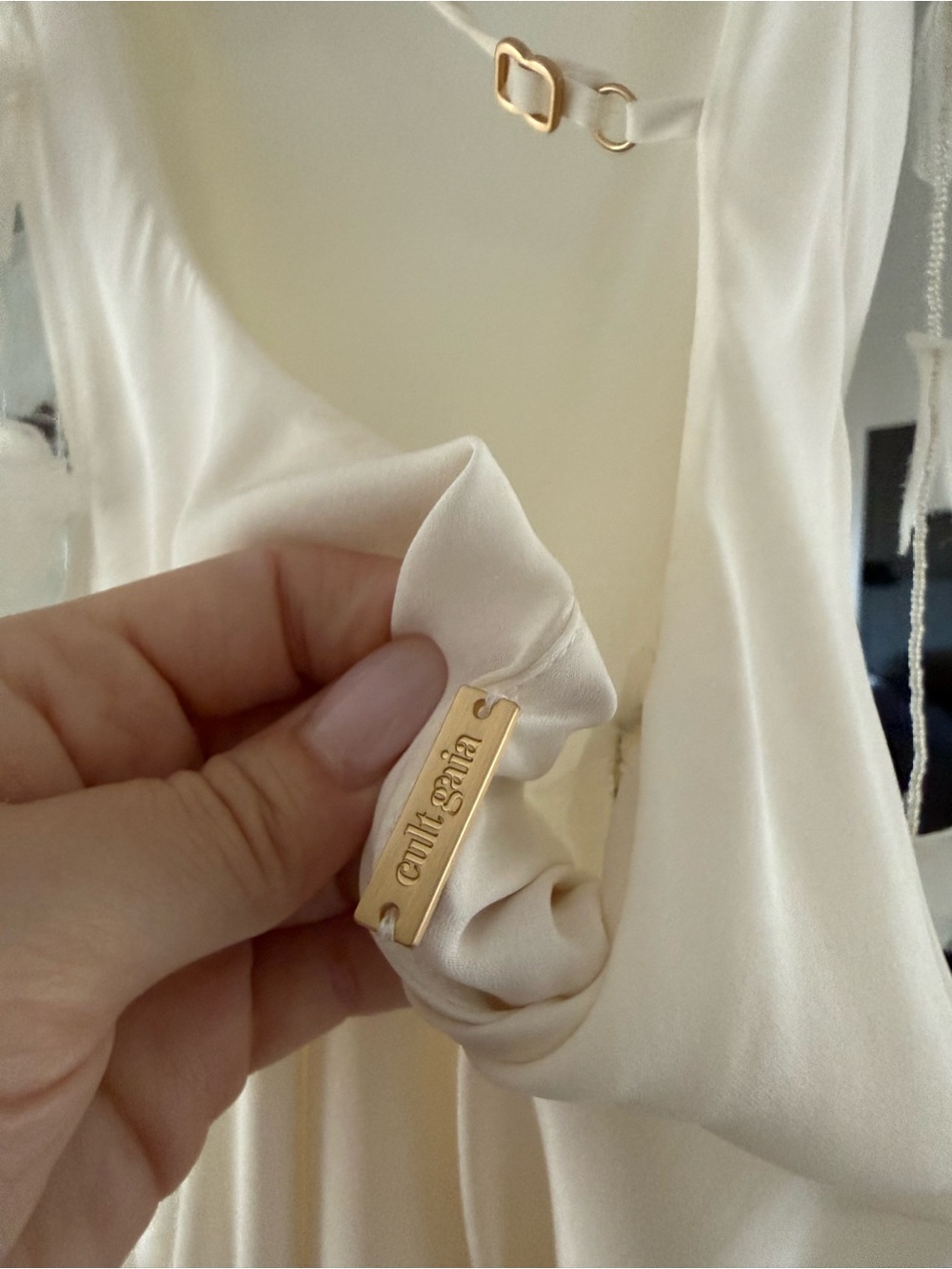 Cult Gaia Nymeria Gown Off White XXS - Picture 7 of 10